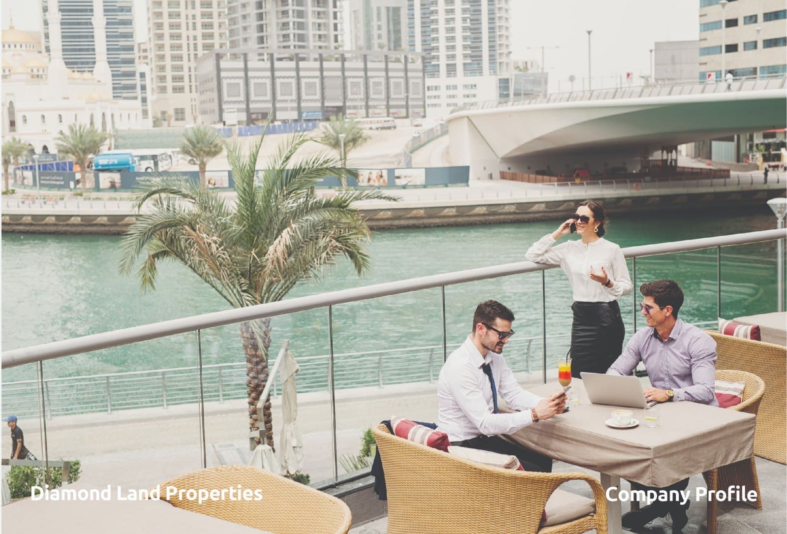 Clients meeting at Dubai Marina