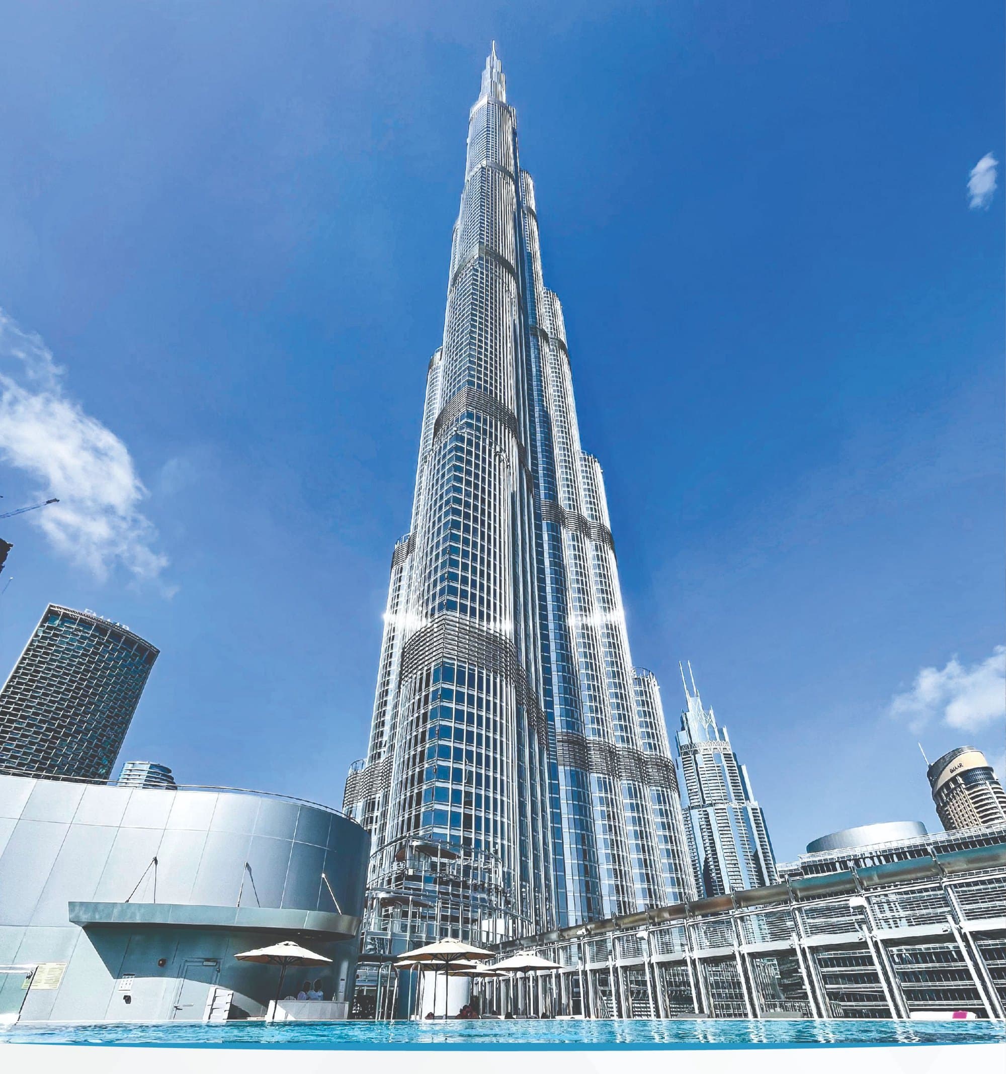 Dubai skyline with the Burj Khalifa